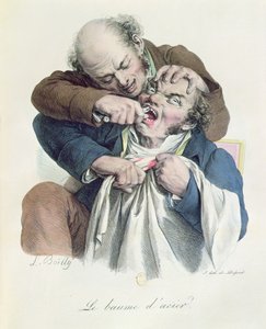 The Steel Balm, engraved by Francois Seraphin Delpech, c.1826 by Louis Leopold Boilly